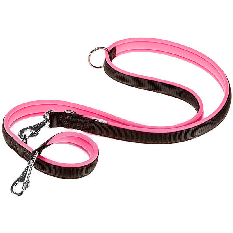 Ergofluo ga Laisse de dressage pour chiens. Variante GA15/200 - Misure: 15 mm x l 200 cm - Fuchsia - Ferplast