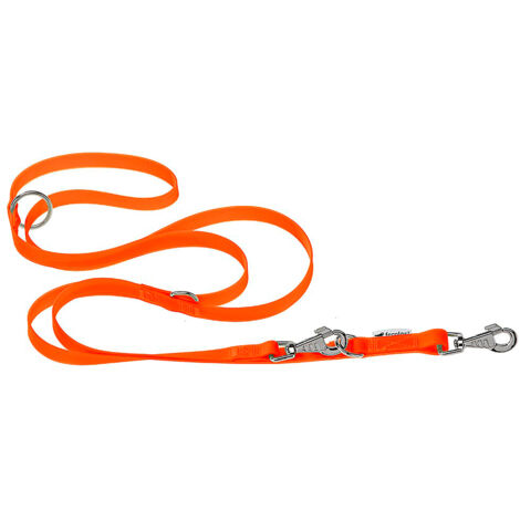Ferplast EVOLUTION GA Guinzaglio in poliestere e Pvc per l'addestramento di cani. Vari colori e misure.. Variante GA25/200 - Misure: 25 mm x L 200 cm - Arancione
