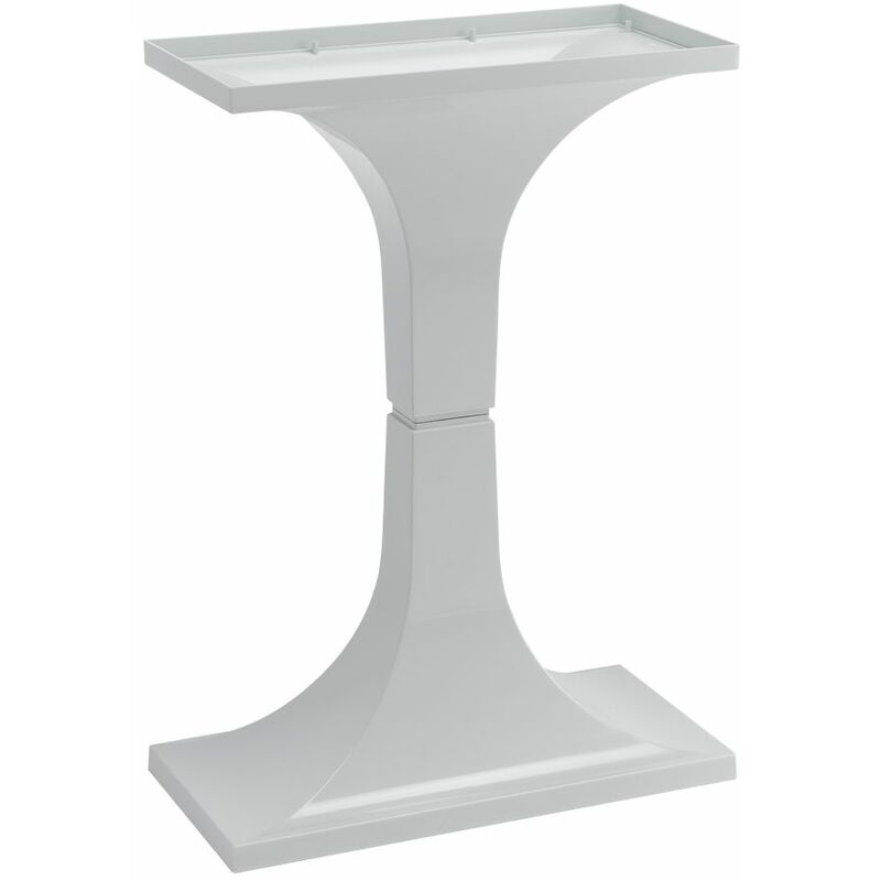 Ferplast F 71 Supporto in plastica per gabbie Nuvola, Palladio 4, Piano 4, Viola, Rekord 4.. Variante - Misure: 52 x 25 x h 72 cm - Grigio