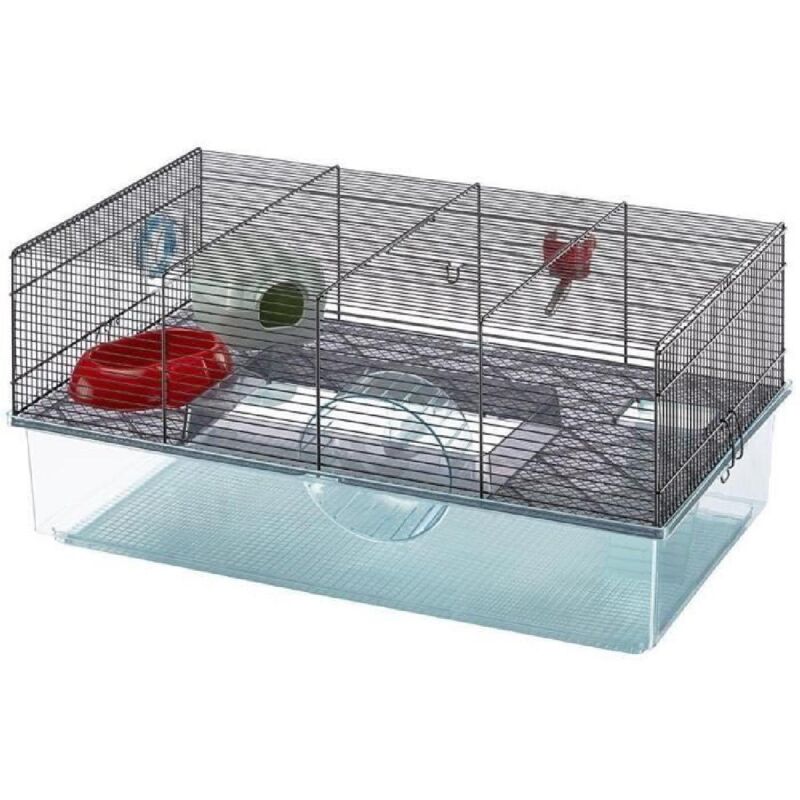 Ferplast - Cage favola - 60 x 36.5 x h 30 cm - Hauteur de bac élevé