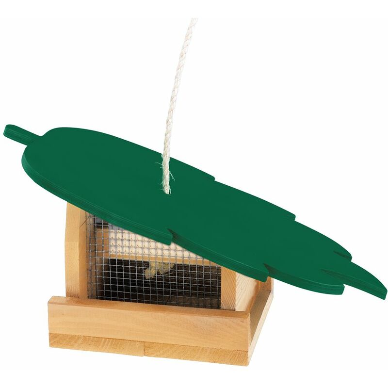 Ferplast - feeder 7 Mangiatoia da esterno per uccelli selvatici in legno ecosostenibile. Variante feeder 7 - Misure: 37.8 x 19.8 x h 18.5 cm -