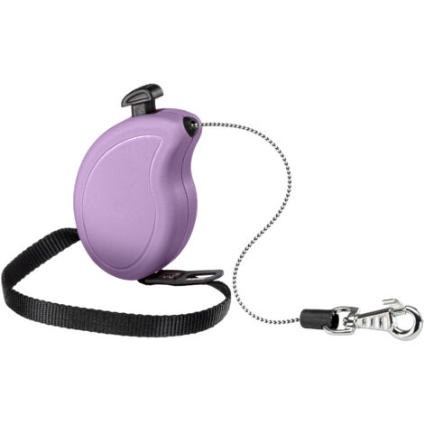 Ferplast FLIPPY ONE CORD Guinzaglio allungabile con cordino estensibile per cani. Varie misure e colori disponibili.. Variante  - Misure: 9.2 x 2.7 x h 6 cm - Lilla