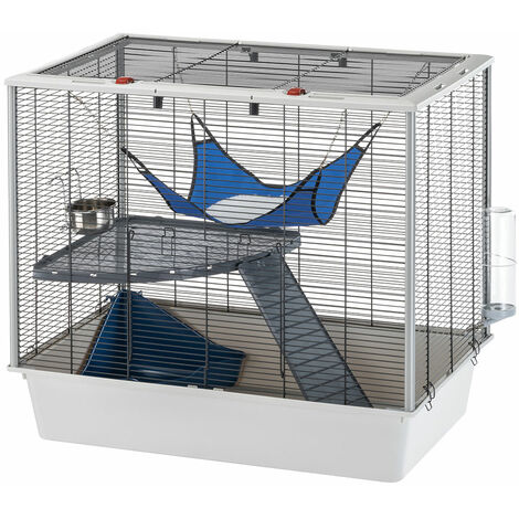 Ferplast FURAT Cage pour fûrets et rats. Variante FURAT - Mesures: 78 x 48 x h 70 cm -