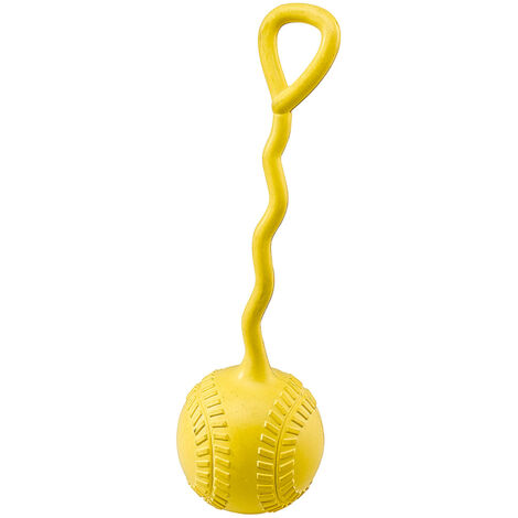 Ferplast Gioco PA 6090 Gioco per cani in gomma dura a forma di pallina. Variante PA 6090 - Misure: Ø 6.5 x 22 cm - Colori misti