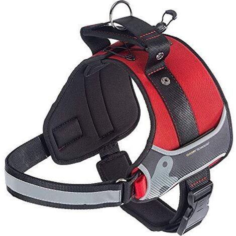 Ferplast HERCULES P Pettorina tecnica per cani con maniglia e bordi riflettenti. Vari colori e misure. . Variante  - Misure: A: 65-75 cm B: 90-110 cm 40 mm - Rosso