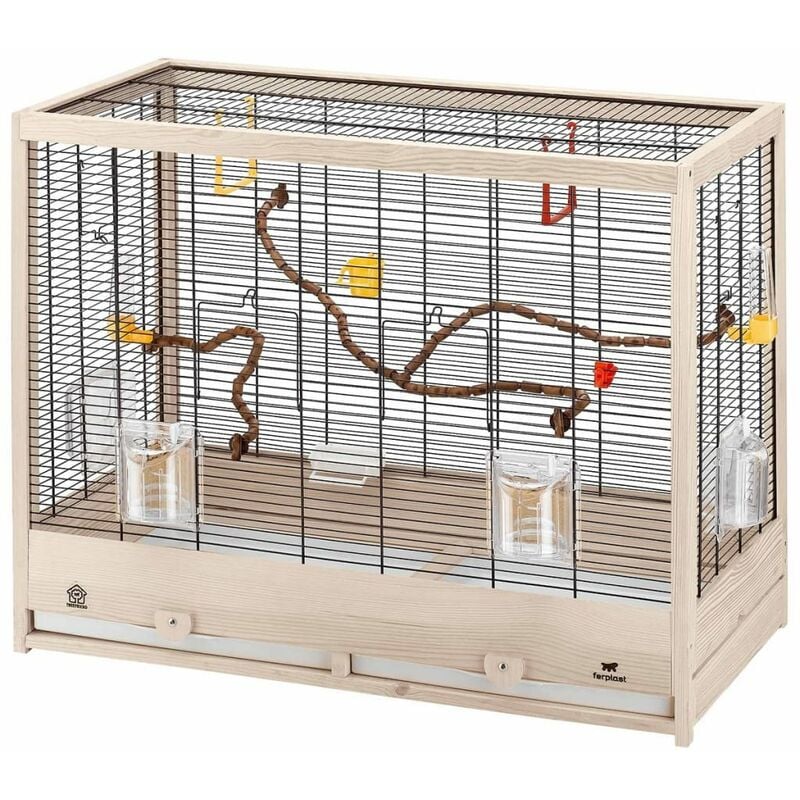 

Ferplast Jaula para Pájaros 81x41x64 cm 52067217 - Negro