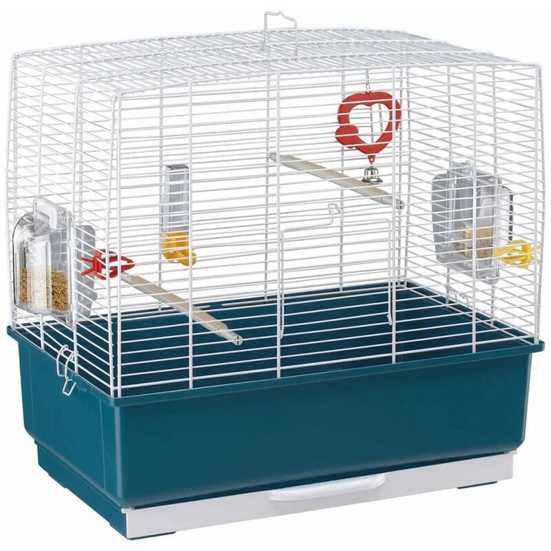 

Ferplast Jaula para Pájaros 49x30x48.5 cm 52009801 - Blanco