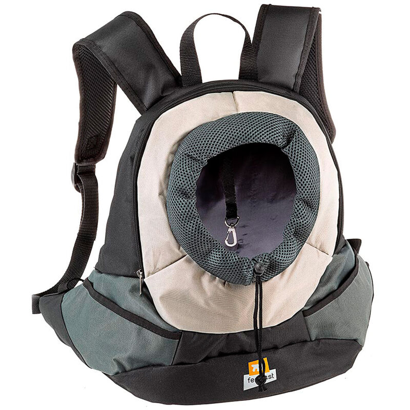 Ferplast KANGOO Sac à dos pour chiens. Deux mesures.. Variante SMALL - Misure: 37 x 16 x h 36.5 cm - Gris