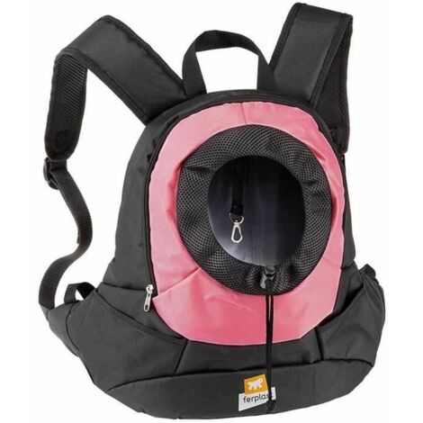 Ferplast KANGOO Zainetto per cani. Due misure.. Variante SMALL - Misure: 37 x 16 x h 36.5 cm - Rosa