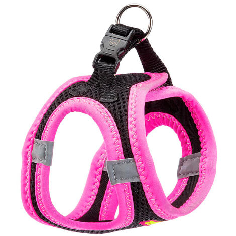 Ferplast Kaori Pettorina per cani con Inserti Riflettenti XXXS Fucsia