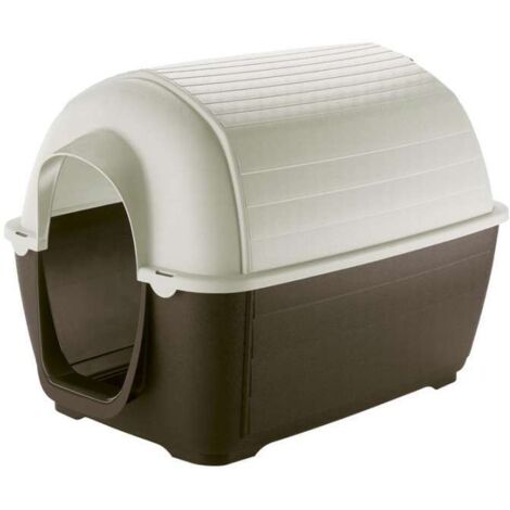 Ferplast KENNY Cuccia per cani in resina termoplastica - 5 misure. Variante KENNY MINI - Misure: 40 x 66 x h 40 cm - Grigio
