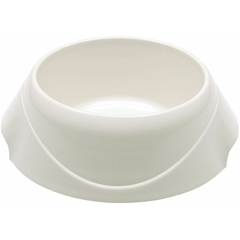 Ferplast - magnus Ciotola in plastica pesante, in vari colori e misure. Variante 2 - Misure: 28.7 x 30 x h 9.4 cm - 2 l - Bianco