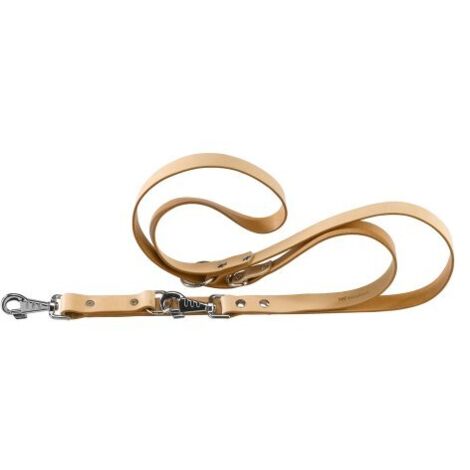 Guinzaglio Corto In Vera Pelle Per Cani Di Taglia Grande - Addestramento E Passeggiate - Marrone Scuro - Resistente E Confortevole - Foto 3