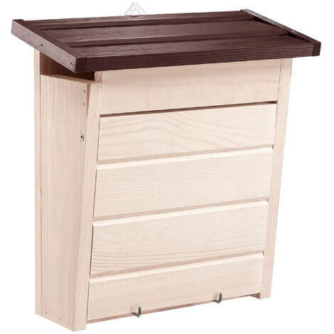 Ferplast NEST 8 Nido da esterno per uccelli selvatici in legno ecosostenibile. Variante NEST 8 - Misure: 28 x 12 x h 28.7 cm -