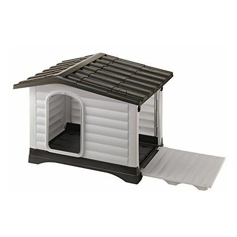 Ferplast Niche pour Chiens Villa Gris Maison de Chien Chat Multi-taille