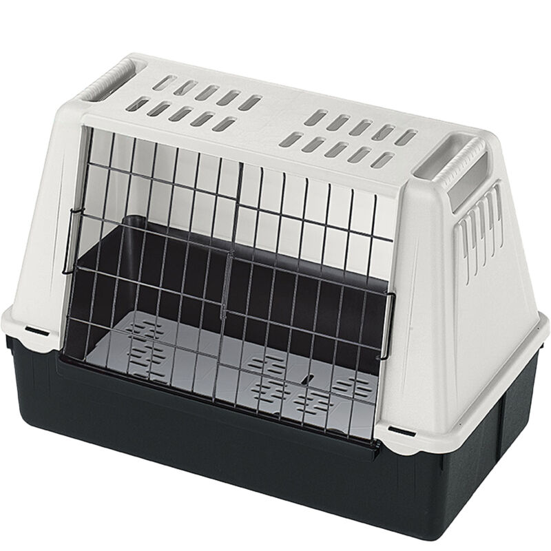 Atlas car Transport pour chiens pour des voyages en voiture. Différentes tailles.. Variante mini - Misure: 72 x 41 x h 51 cm - Gris - Ferplast