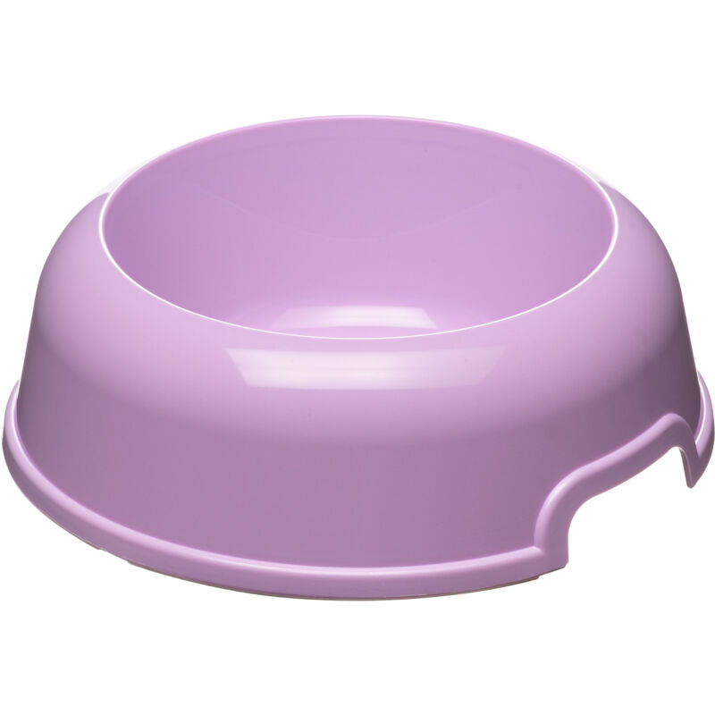 Ferplast PARTY Gamelle en plastique, de différentes couleurs et tailles. Variante 4 - Mesures: Ø 15,5 x h 5,1 cm - 0,3 L - Rouge - Rouge
