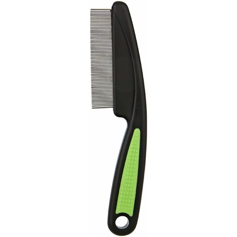 Ferplast Pettine Toglipulci per Cani e Gatti, Denti a Punte Arrotondate in Acciaio Inox