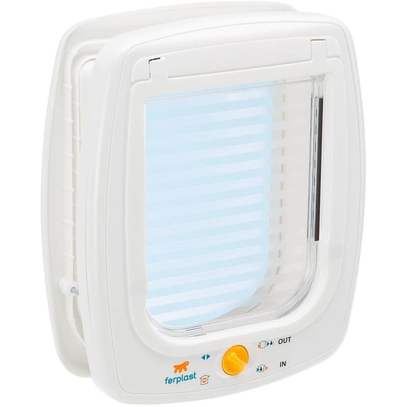 

Ferplast Puerta para gatos manual 4 vías Swing 9 SET blanca 72105011 - Blanco
