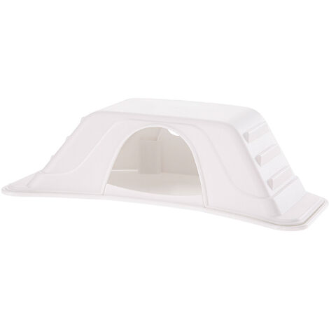 Ferplast PYRA Accogliente casetta in plastica per criceti. Variante PYRA 4637 - Misure: 22.5 x 11 x h 6 cm - Bianco