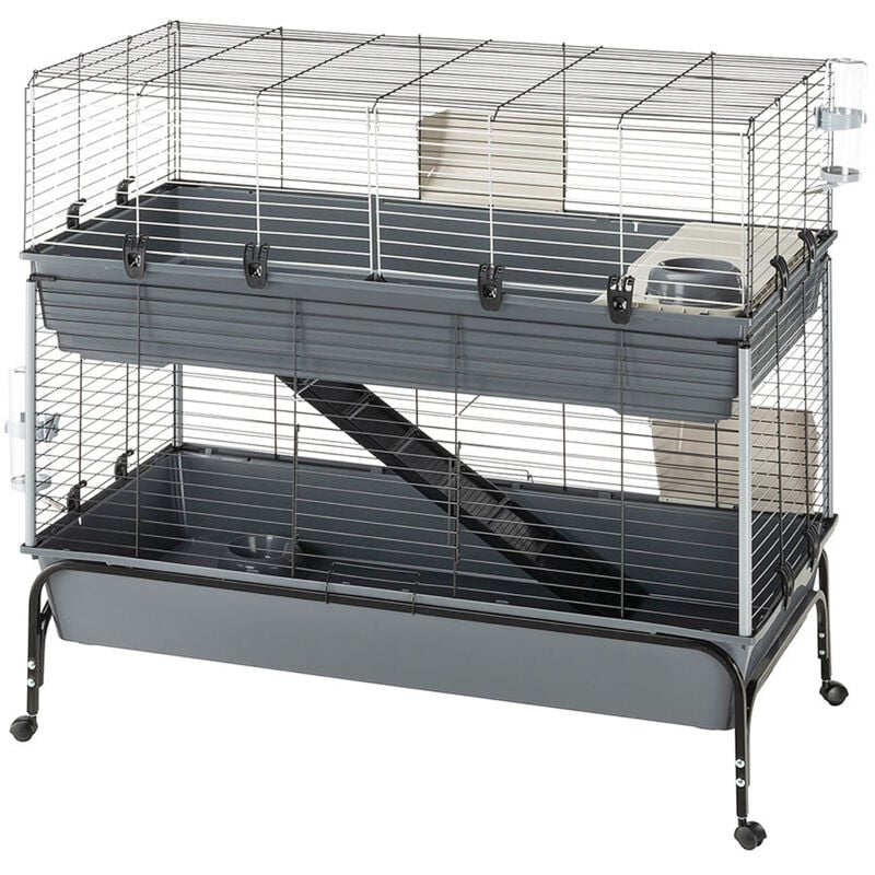 . Variante RABBIT 120 DOUBLE - Mesures: 118 x 58 x h 117 cm - - Ferplast