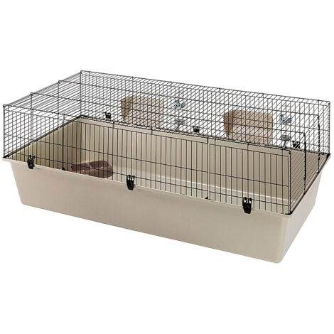 Ferplast RABBIT 160 Cage de grandes dimensions pour plusieurs lapins. Variante RABBIT 160 - Misure: 156.5 x 77 x h 61.5 cm -