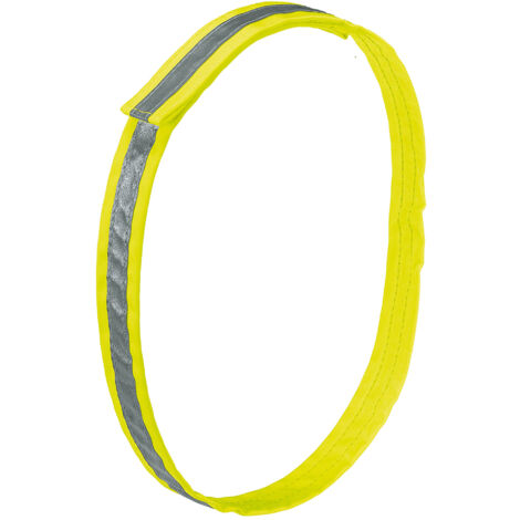 Ferplast REFLEX C Sopracollare per cani in nylon riflettente. 4 misure. Variante C25/52 - Misure: A: 38-46 cm B: 25 mm - Giallo