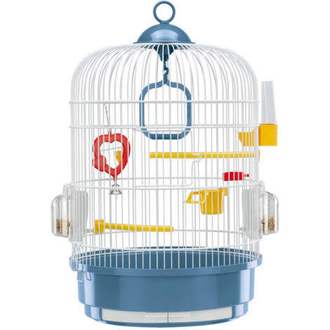 Ferplast REGINA FERPLAST Cage à Oiseaux REGINA : Design italien, accessoires inclus. Le paradis pour vos oiseaux.. Variante REGINA WHITE - Misure: Ø 32.5 x 49 cm -