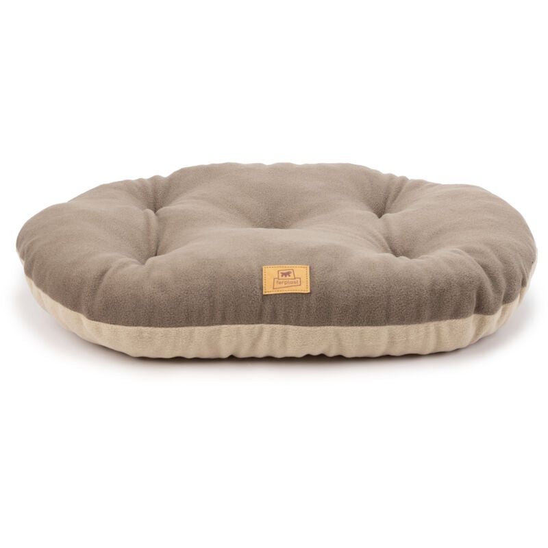 Relax microfleece Coussin rembourré en micropolaire pour chiens et chats. Variante 65/6 - Misure: 65 x 42 cm - Taupe - Ferplast