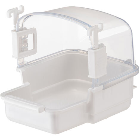 Ferplast RIO 2 Bagnetto per uccelli, parrocchetti e pappagallini. Variante RIO 2 - Misure: 19 x 15 x h 15 cm - Colori misti