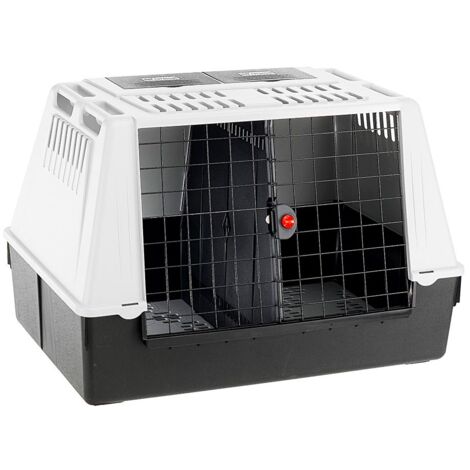 Ferplast – Sac de transport pour chien Atlas Car – Dimensions 100 x 60 x h 66 cm – Poids max 40 kg – Ventilation optimale – Compartiments de rangement