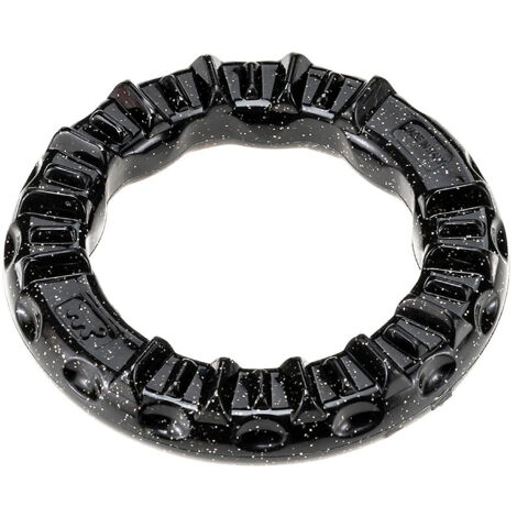 Ferplast SMILE Anneau Jouet dentaire pour chien, anneau Ferplast Smile de taille petite pour l'hygiène bucco-dentaire. Saveur de viande. A remplir avec des croquettes ou des snacks.. Variante S - Misu
