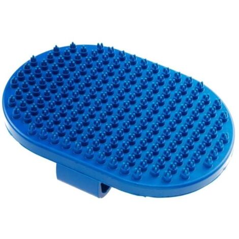 Ferplast Spazzola Guanto per Cani e Gatti - Pelo Corto - in Gomma Morbida - Ideale Durante o Dopo il Bagno - Impugnatura Ergonomica Morbida - Nero