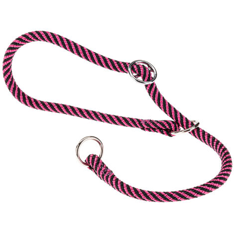Ferplast SPORT EXTREME CS Collier semi-étranglé en nylon pour chiens. Variante 8/50 - Misure: A: 50 cm - B: Ø 8 mm - Fuchsia