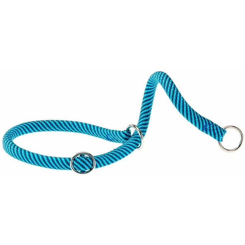 ferplast - sport extreme cs collier semi-étranglé en nylon pour chiens. variante 13/60 - mesures: a: 60 cm - b: ø 13 mm - bleu clair - bleu clair