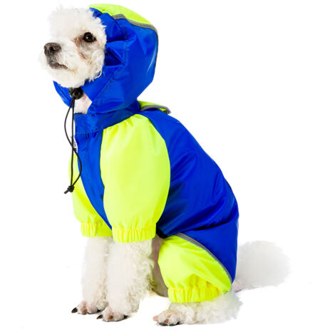Ferplast SPORTING BLACK Mantellina impermeabile e anti-vento per cani. Varie misure. Variante 50 - Misure: 50 cm - Blu