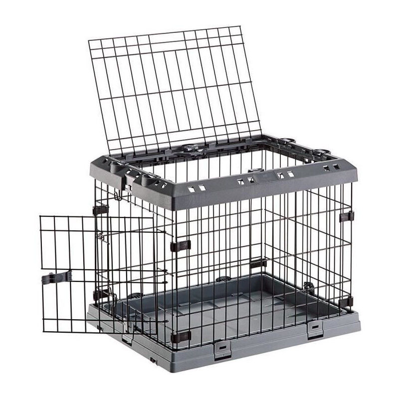 FERPLAST Box de transport Superior 105 73x77x107 cm - Noir
