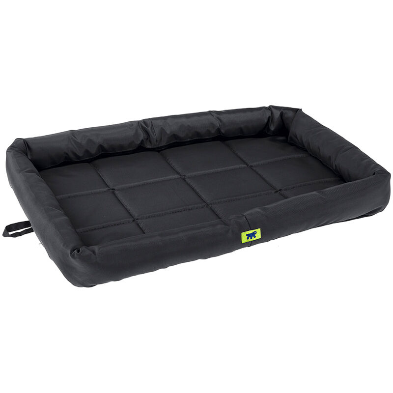 Tender tech Petit matelas en tissu technique pour chiens. Différentes mesures. . Variante 75 - Misure: 76 x 53 x h 5 cm - Noir - Ferplast