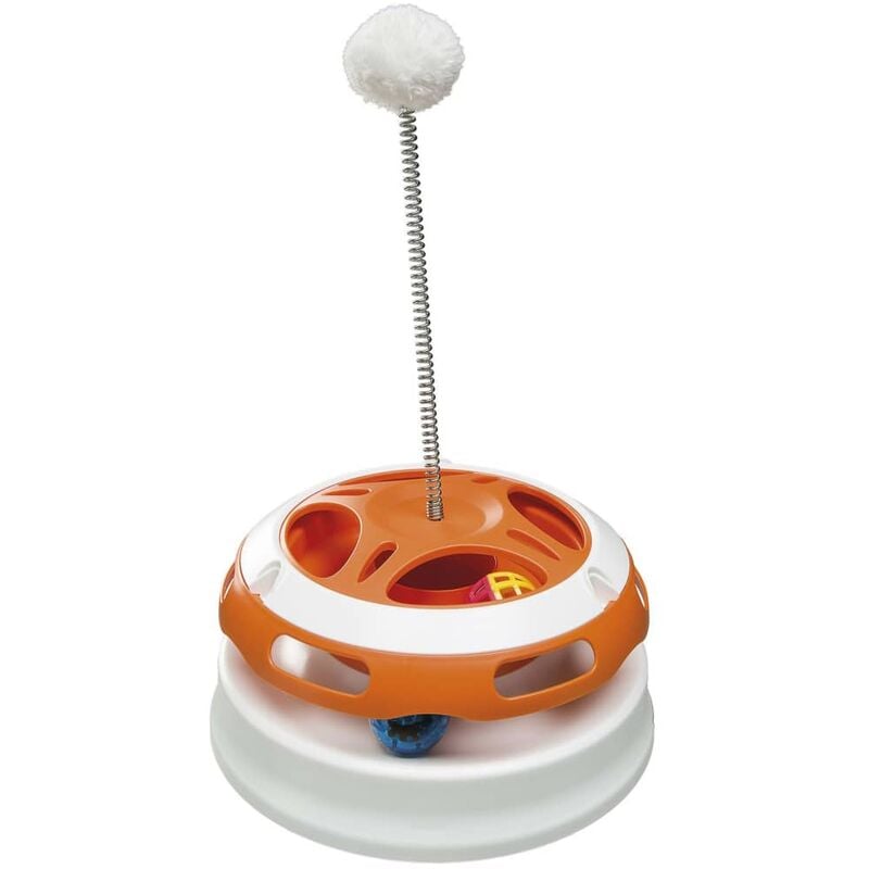 

Ferplast Juguete para gatos tipo carrusel Vertigo naranja - Naranja