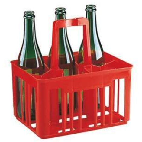 Ferrari Cestello Portabottiglie da 6 Posti Rosso 28x18 cm
