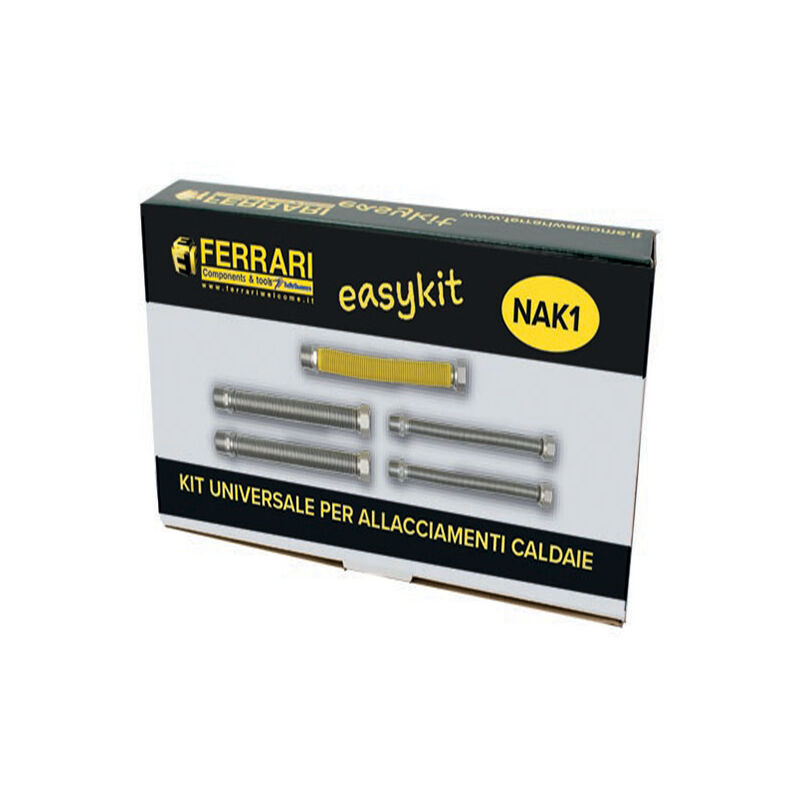 Ferrari Srl Kit Flessibili Universali Per Allacciamento Caldaie Cal...