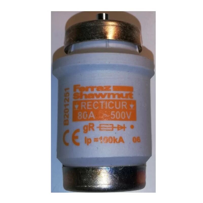 

Fuse B201251E 500V AC - 80A - Tipo gR - Ferraz Shawmut