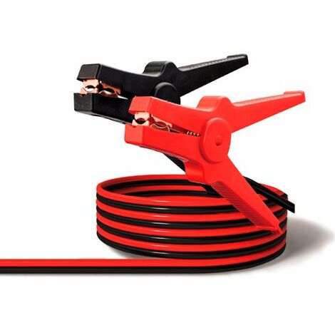 Ferrestock FSKCAB001 Cable de 3.5m de longitud y 25mm2 de sección. Compatible con todo tipo de baterías y modelos de coche.