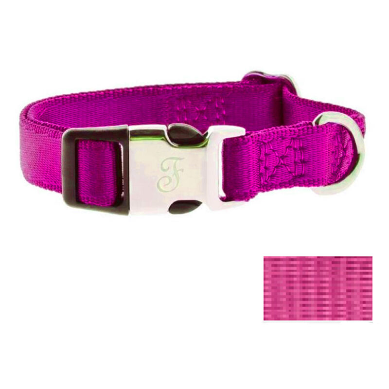 Ferribiella – collar ajustable nylon 25MMX55-70CM Rosa