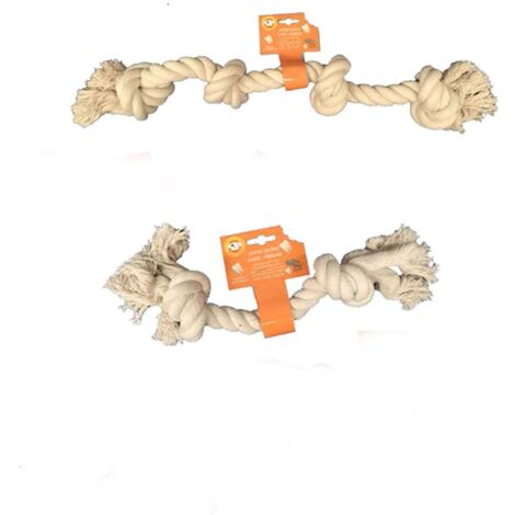 Ferribiella Gioco Cani Cotone Dentale  - 2 nodi - 17 cm