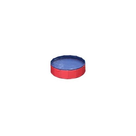 Ferribiella Piscina con Valvola Gioco per Cani  - Piscina per Cani Small 80x20x20