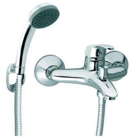 Ferro Basic Robinet mélangeur chromé mural baignoire