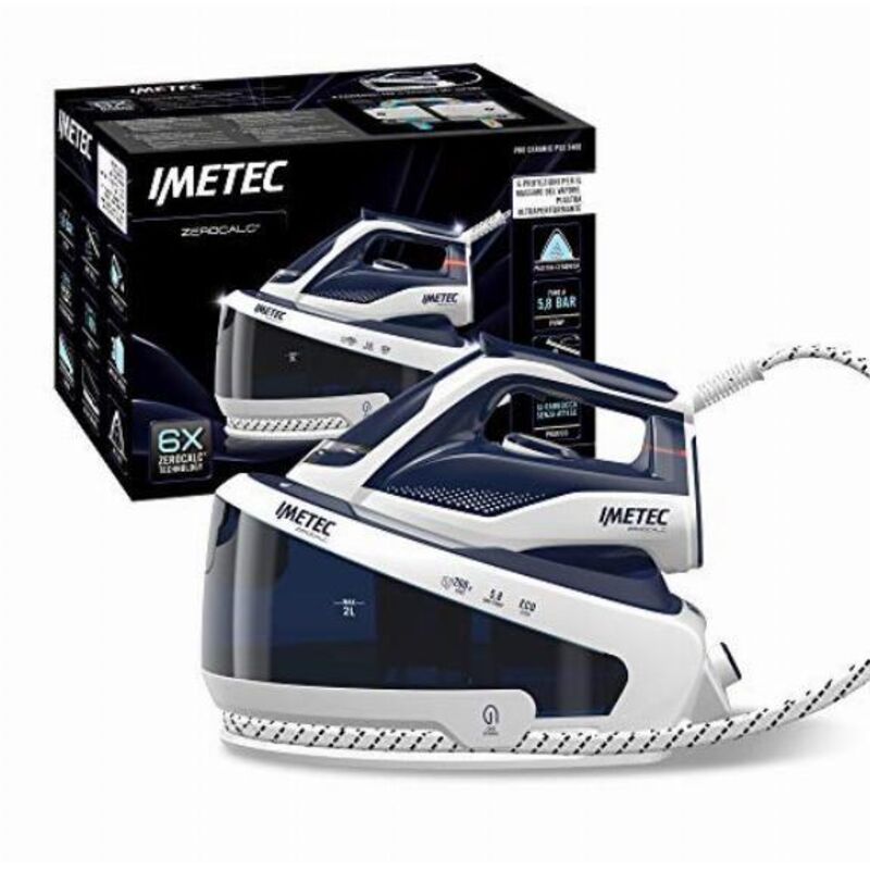 Ferro Da Stiro Imetec 9007 1800 W Ceramica Blu Bianco