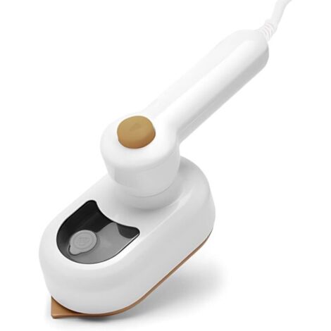 Ferro da cucire portatile da viaggio KZQ, girevole a 180°, con serbatoio dell'acqua da 50 ml, ideale per uso asciutto e bagnato, per casa e viaggio, 25 W