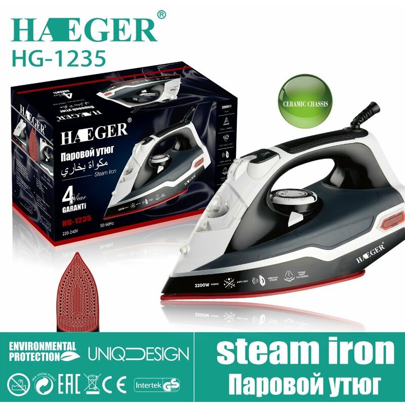 Ferro da stiro a vapore per vestiti, ferro da